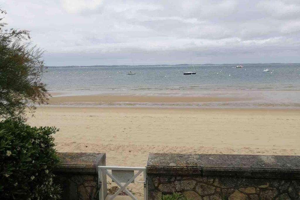 1er ligne pied dans l'eau plage option parking Arcachon Eksteriør billede