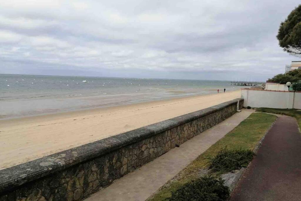 1er ligne pied dans l'eau plage option parking Arcachon Eksteriør billede